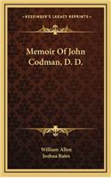 Memoir of John Codman, D. D.