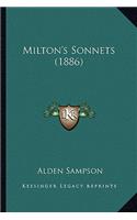 Milton's Sonnets (1886)