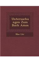 Untersuchungen Zum Buch Amos