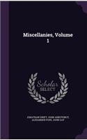 Miscellanies, Volume 1