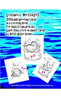 Seashell Messages 20Blank Greeting Cards in a Coloring Book For Adults Children All Super Easy Color in under 1 hour by Artist Grace Divine