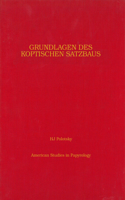 Grundlagen Des Koptischen Satzbaus