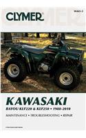 Clymer Kawasaki Bayou KLF220 & KLF250, 1988-2010