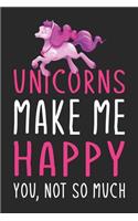 Unicorns Make Me Happy You, Not So Much