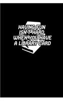 You Have a Library card: Hangman Puzzles - Mini Game - Clever Kids - 110 Lined pages - 6 x 9 in - 15.24 x 22.86 cm - Single Player - Funny Great Gift