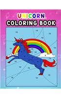 Unicorn Coloring Book: Children's Workbook Activity Game for Learning, Coloring