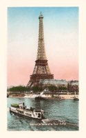 Vintage Journal Eiffel Tower and Seine: (Pocket Sized - Found Image Press Journals)