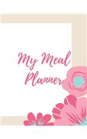 My meal planner - flowers