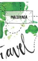 Macedonia: Ruled Travel Diary Notebook or Journey Journal - Lined Trip Pocketbook for Men and Women with Lines