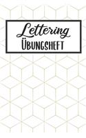 Lettering Übungsheft: Handlettering - Hand Lettering Übungsheft A5, Kalligraphie Übungsbuch