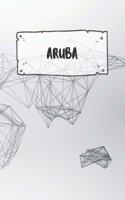 Aruba: Dotted Travel Diary Notebook or Journey Dotted Grid Journal - Holiday Trip Pocketbook for Men and Women with Dots