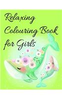 Relaxing Colouring Book for Girls: Funny Animals Coloring Pages for Children, Preschool, Kindergarten age 3-5