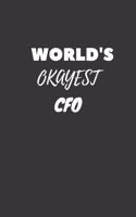 CFO Notebook: Lined Journal, 120 Pages, 6 x 9, Funny Dream Job, Starting New Career Gag Gift Journal Matte Finish
