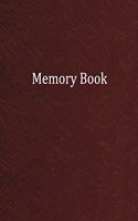 Memory Book: 1/4 Inch Dot Graph Ruled, Memo Book, 5x8, 100 Pages