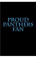 Proud Panthers Fan: A Sports Themed Unofficial NFL Notebook for Your Everyday Needs