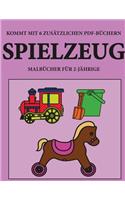 Malbücher für 2-Jährige (Spielzeug): Dieses Buch enthält 40 farbige Seiten mit extra dicken Linien, mit denen die Frustration verringert und das Selbstvertrauen gestärkt werden soll. Di