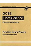 GCSE Core Science Edexcel Practice Papers - Foundation