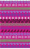 Bullet Journal Tribal Art Pattern Pink: Graph Design - 162 Numbered Pages with 150 Graph Style Grid Pages, 6 Index Pages and 2 Key Pages in Easy to Carry 5.5 X 8.5 Size