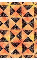 Journal Notebook Triangles With Dots Pattern 2