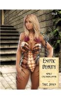 Exotic Beauty Adult Coloring Book