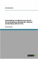 Unterteilung von Gleichnissen des NT - Ihre Auslegung am Beispiel der 'Arbeiter im Weinberg' (Mt 20,1-16)
