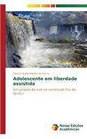 Adolescente em liberdade assistida