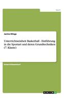 Unterrichtseinheit Basketball - Einführung in die Sportart und deren Grundtechniken (7. Klasse)