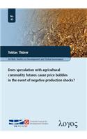 Does Speculation with Agricultural Commodity Futures Cause Price Bubbles in the Event of Negative Production Shocks?