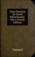 Cours D'analyse De L'ecole Polytechnique, Part 2 (French Edition)