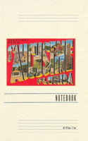 Vintage Lined Notebook Greetings from St. Augustine, Florida