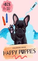 Happy Puppies: coloring book