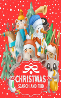 Christmas Search and Find: Fun I Spy Game Book for Toddlers & Kids ages 2-4 (Gifts for Kids 2+ year Olds)