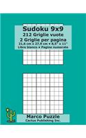 Sudoku 9x9 - 212 Griglie vuote