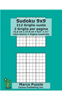 Sudoku 9x9 - 212 Griglie vuote