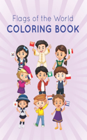 Flags of the world coloring book