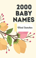 2000 Baby Names - Word Searches