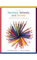 PK Teachers, Schools & Society: A Brief Intro to Ed w/Student Rdr