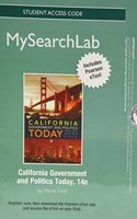 MySearchLab with Pearson eText -- Standalone Access Card -- for California Government and Politics