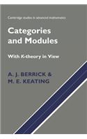 Categories and Modules with K-Theory in View