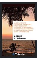 Allegiance and Citizenship