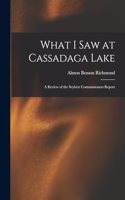 What I Saw at Cassadaga Lake