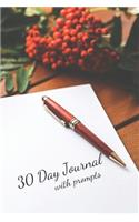 30 Day Journal with Prompts