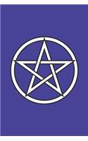 White Pentacle Wiccan Notebook
