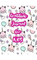 Gratitude Journal for Kids: 5-Minute Daily Diary of Positivity with Cute Unicorn Matte Cover Design Notebook Prompts to Write In Per Day - Perfect Gift for Girls, Boys, Teens, 