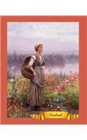 Notebook: Beautiful Women in Art Cover Notebook For Mom, 8 x 10, 130 Pages Lined Paper For Writing Notebook, Perfect for Journaling, Note Taking or Diary