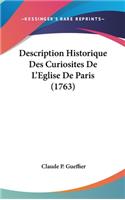 Description Historique Des Curiosites de l'Eglise de Paris (1763)