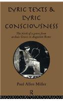 Lyric Texts and Lyric Consciousness