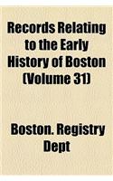 Records Relating to the Early History of Boston Volume 31; Boston Town Records, 1784-1796. 1903: (English)