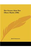 Der Grosze Altar Der Obere Markt (1906)