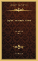 English Literature In Schools